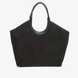 Piper Corduroy Tote- Black