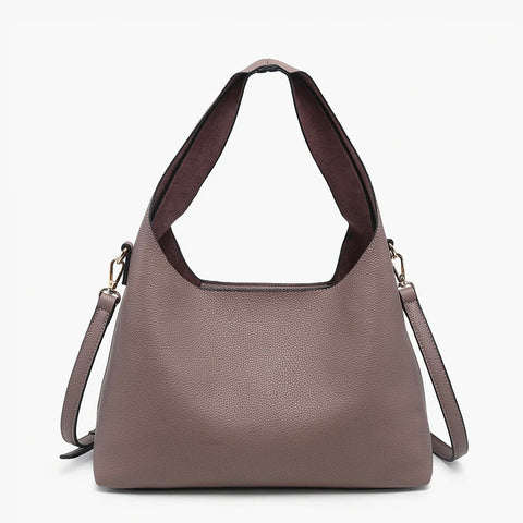 Adrianne Soft Hobo- Dark Rosewood