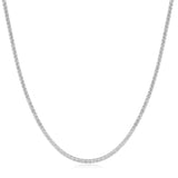 Silver Pavé Necklace