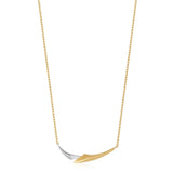 Two Tone Arrow Chain Necklace