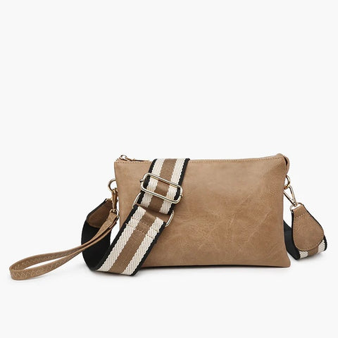 Taupe Izzy Guitar Strap Crossbody