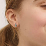 Sterling Silver Turtle Earrings