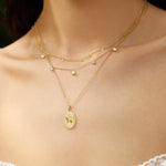 Gold Butterfly Pendant Necklace