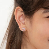 Sterling Silver Heart Earrings