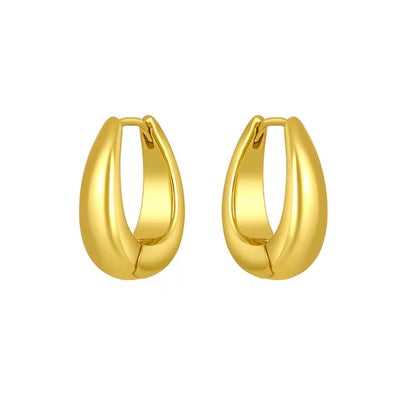 Gold Lana Hoops