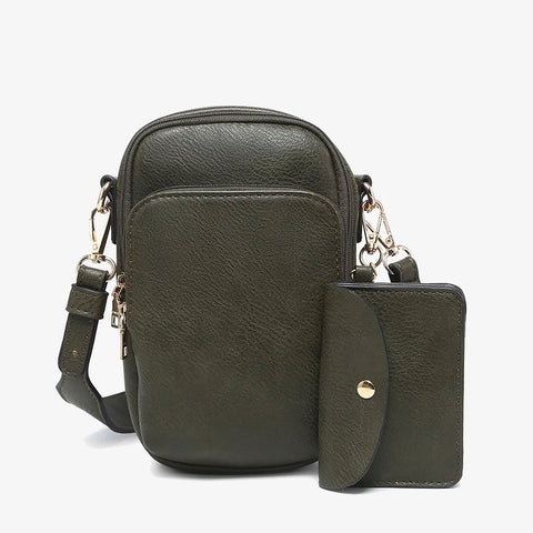 Parker Crossbody Bag- Dark Olive