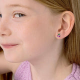 Sterling Silver Cherry Earrings