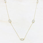 Fashion Gold Tone Long Necklace