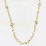 Fashion Gold Tone Long Necklace