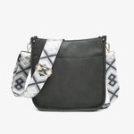 Charcoal Posie Crossbody