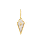 Gold Mother of Pearl Kite Charm