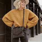 Sloane Crossbody- Brown