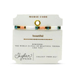 Beautiful Morse Code Bracelet