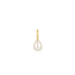 Gold Pearl Charm