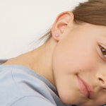 Sterling Silver Donut Earrings