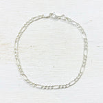 Sterling Silver Figaro Bracelet