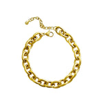 Isla Gold Bold Oval Link Bracelet