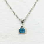 Fashion Blue Stone Necklace