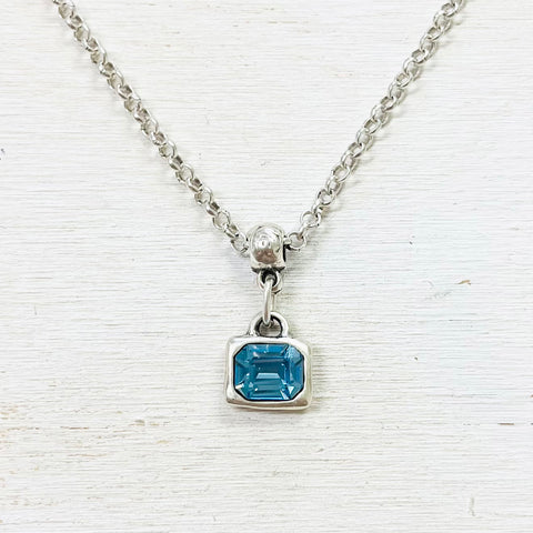Fashion Blue Stone Necklace