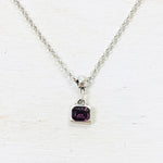 Fashion Purple Stone Necklace