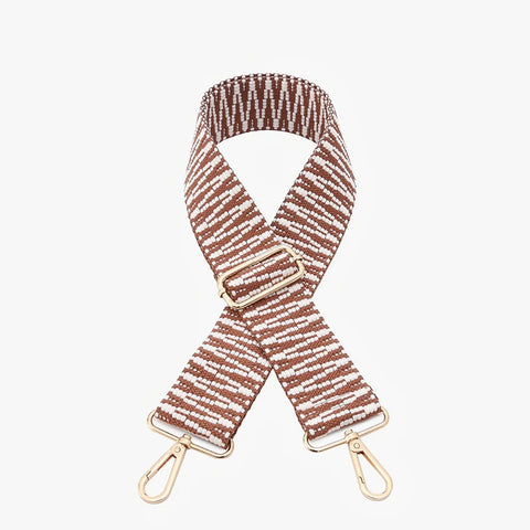 Brown Aztec Guitar Strap