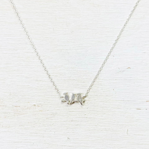 Sterling Silver Birds Necklace