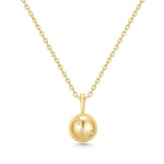 Gold Tiger Eye Pendant Necklace