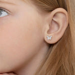 Sterling Silver Butterfly Earrings