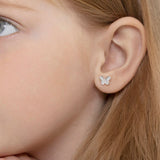 Sterling Silver Butterfly Earrings