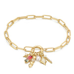 Gold Kyoto Opal Charm