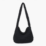 Rosemary Quilted Nylon Crossbody- Black