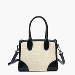 Clementine Straw Satchel