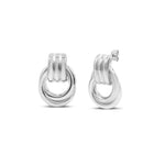 Isla Silver Knock Out Earrings