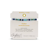 Teacher Morse Code Bracelet