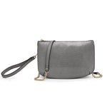 Mila Crossbody-Lizard Grey