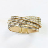 Fashion Gold Tone Magnetic Bracelet