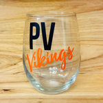 PV Vikings Stemless Wine Glass