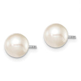 Sterling Silver 7-8mm Freshwater Cultured Pearl Studs