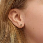 Sterling Silver November Kid Stud Earrings