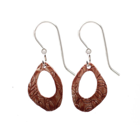 Silver Forest Fall Tapestry Earrings