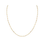 Sterling Silver Gold Plated Pearl Necklace