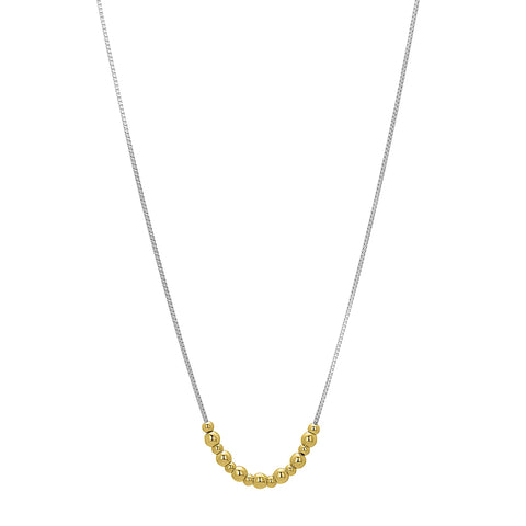 Sterling Silver Addison Mixed Metal Necklace