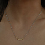 Sterling Silver Addison Mixed Metal Necklace