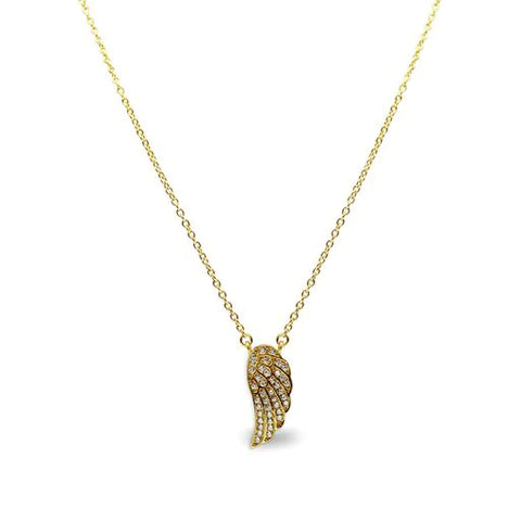 Angel Wing Necklace- Gold