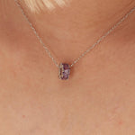 Purple Fancy Charm Necklace