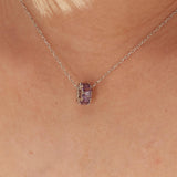 Purple Fancy Charm Necklace