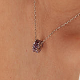 Purple Fancy Charm Necklace