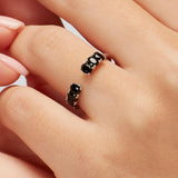 Black Fancy Ring