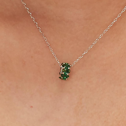 Green Fancy Charm Necklace