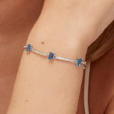 Blue Fancy Bracelet